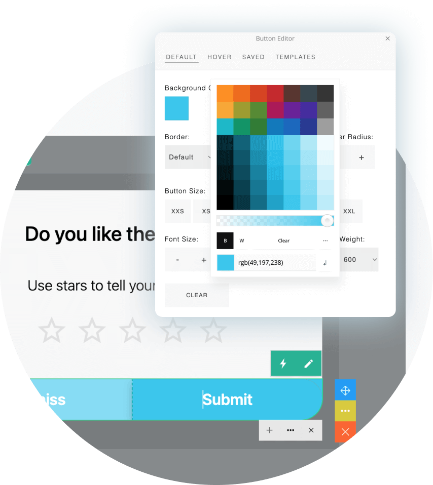 Customize the feedback widget perfectly for your need (1)